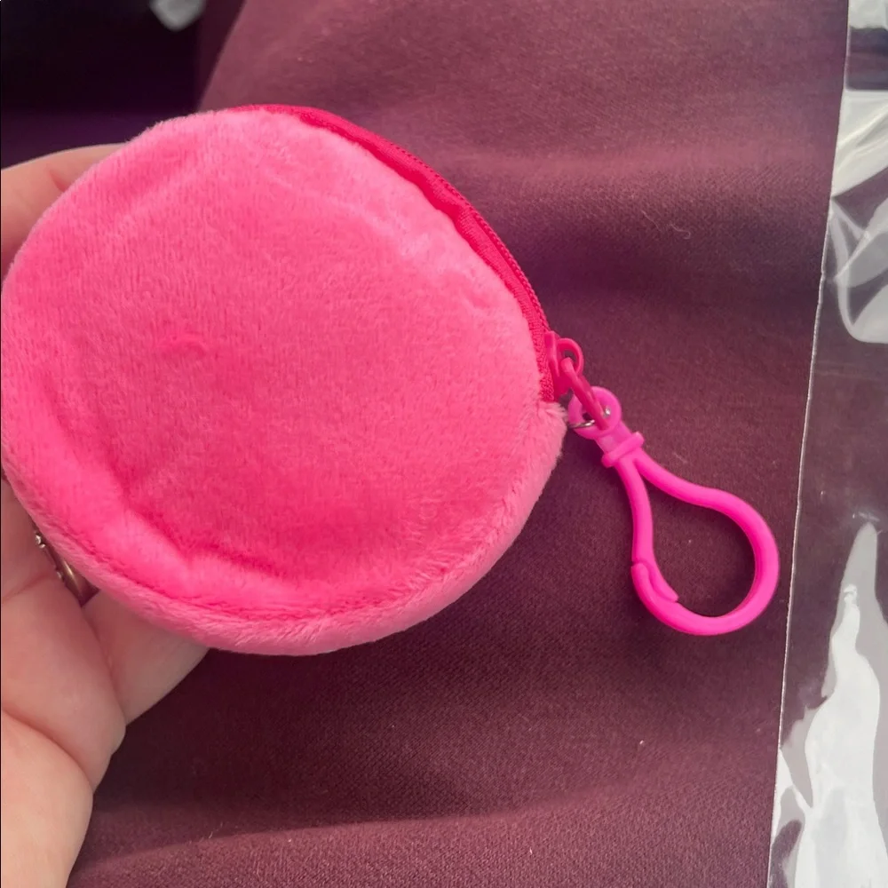 Hello Kitty Pink necklace earrings hair clip Coin Purse and Accessories Set nwt